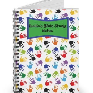 Personalized Bible Study Notebook | Custom Church Notes | Sermon Notes | Christian Journal | Scripture Journal | Faith Notes |
