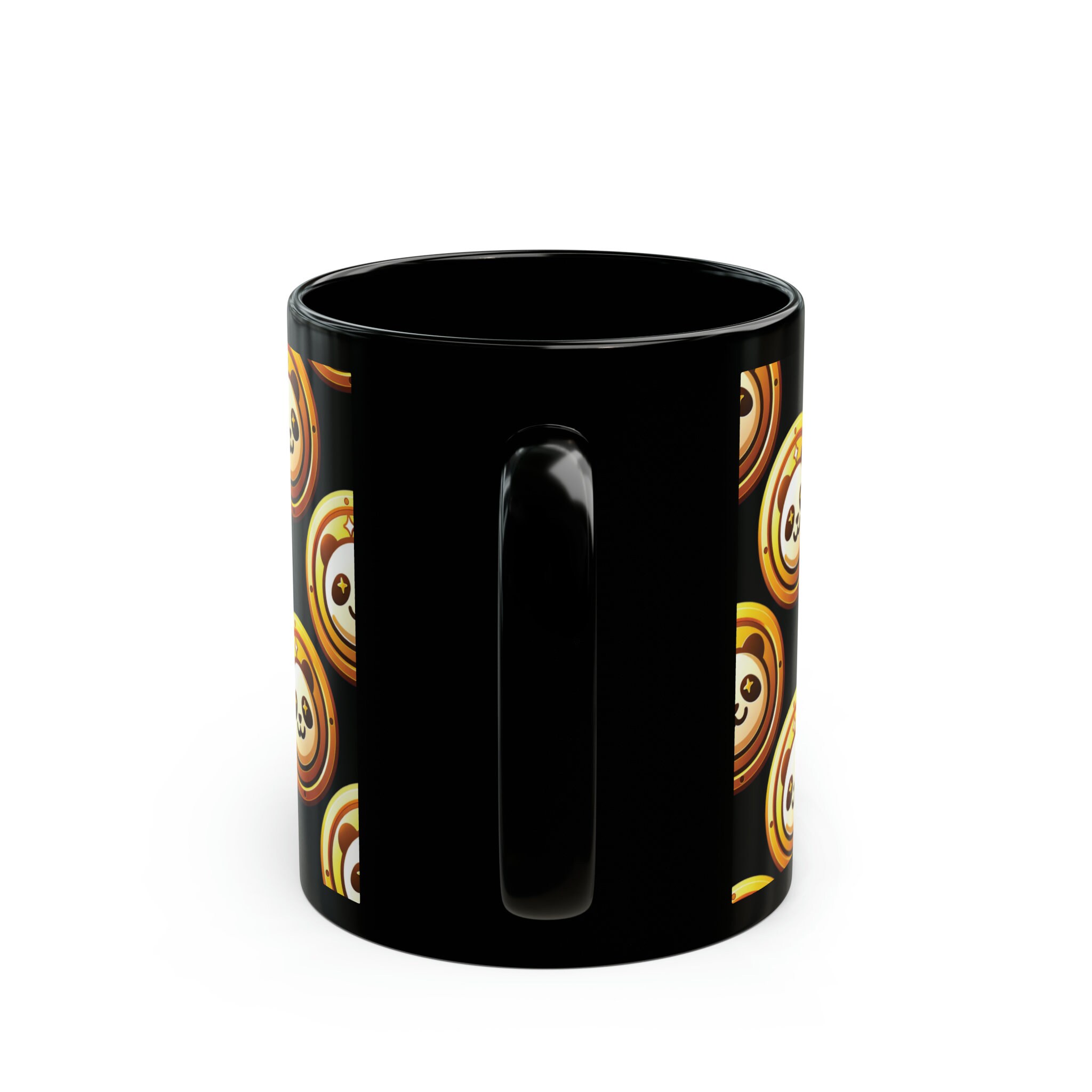 Pandoshi Black Mug | Crypto Coin Coffee Cup | Cryptocurrency Glass |  Investor Ceramic 11oz Mug | - Etsy