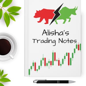 Carnet de notes de trading personnalisé | Livre personnalisé à couverture rigide | Journal de l'investisseur doublé | Notes de recherche sur la crypto-monnaie | Journal du commerce d'investissement |