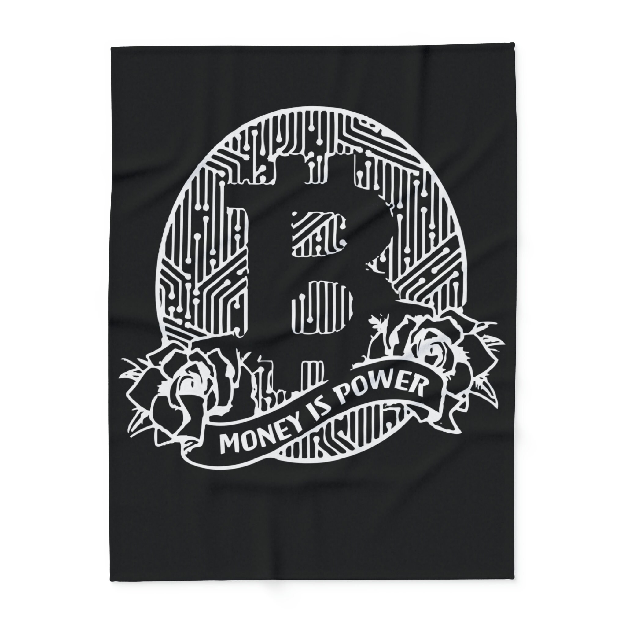 Money is Power Bitcoin Arctic Fleece Blanket | - Etsy