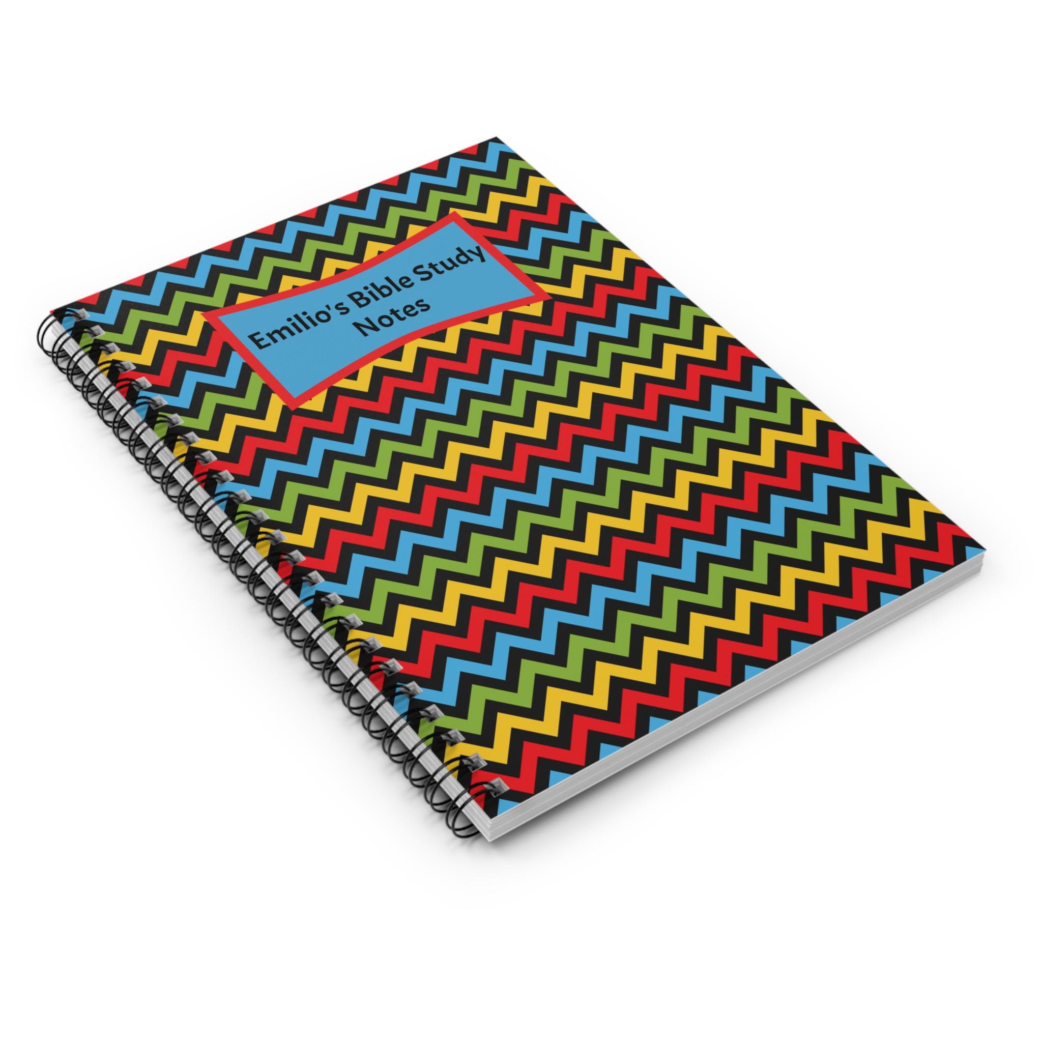 Personalized Bible Study Notebook | Custom Church Notes | Sermon Notes ...