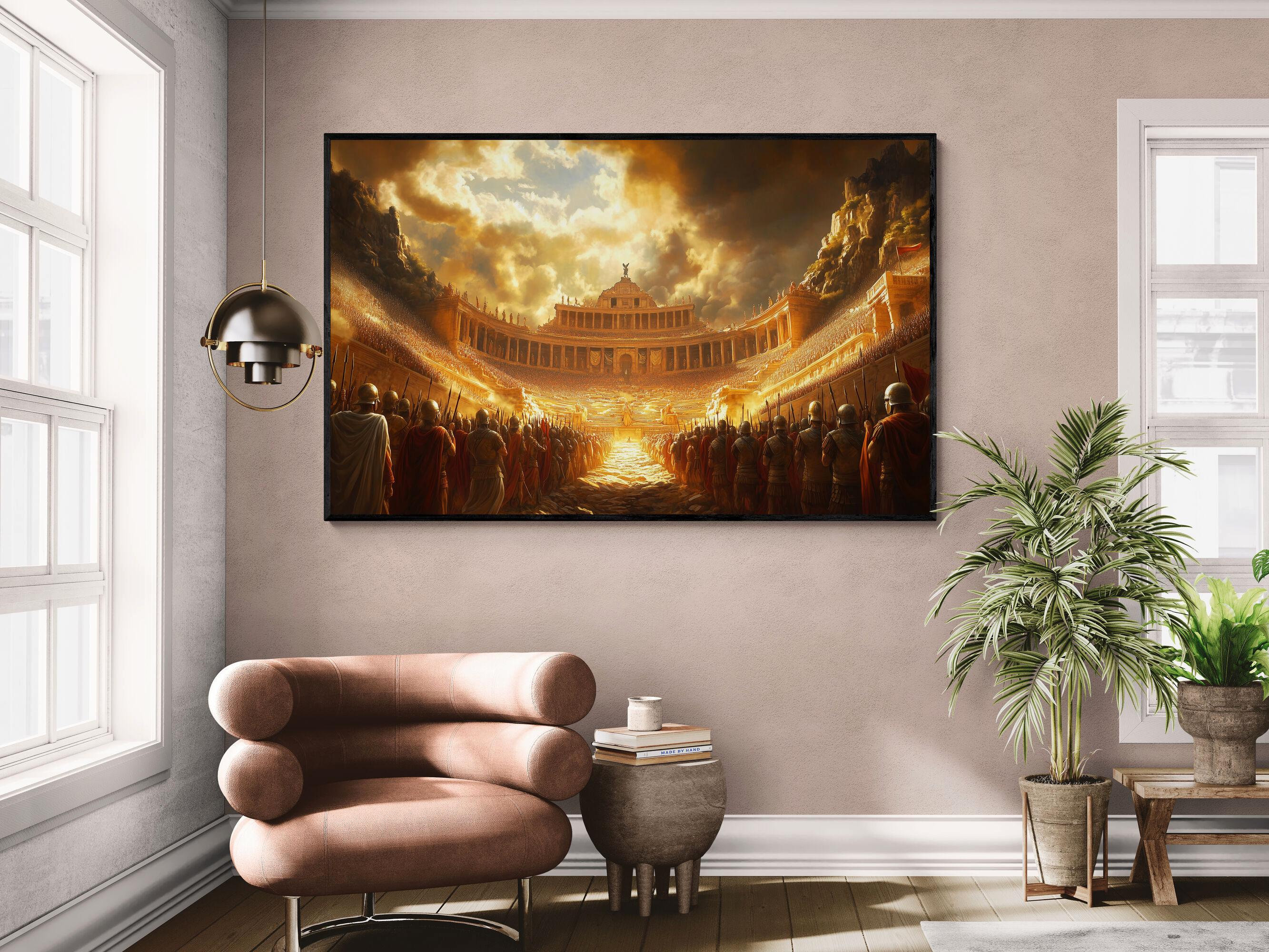 Epic Rome Backgrounds Epic Roman Colosseum Historical Ancient Rome Italy Iconic Landmark Wall ...
