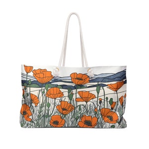 Poppy Design * Weekender Bag * Great Bridesmaid or Coworker gift!