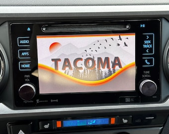 Tacoma: inicio retro y pantalla sin fondo (3.ª generación, no 2020+)
