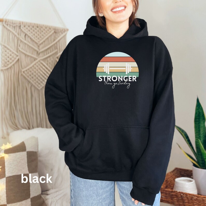 Gym Hooded Sweatshirt, Lifting Sweatshirt for Women, Girls