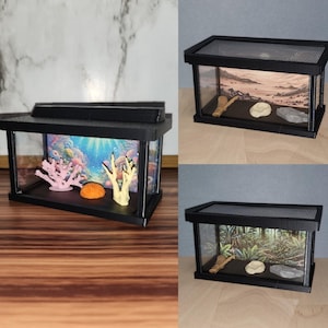 Custom Miniature/Miniverse Aquarium or Critter Tank set (Tank Only)
