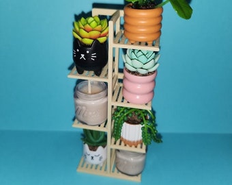 flower pots and plants Ceramic Flower Pot with Drainage and Bamboo Tray