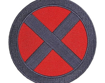 Embroidered X Men Patch - 3.5 x 3.5 Inch Iron On or Sew On