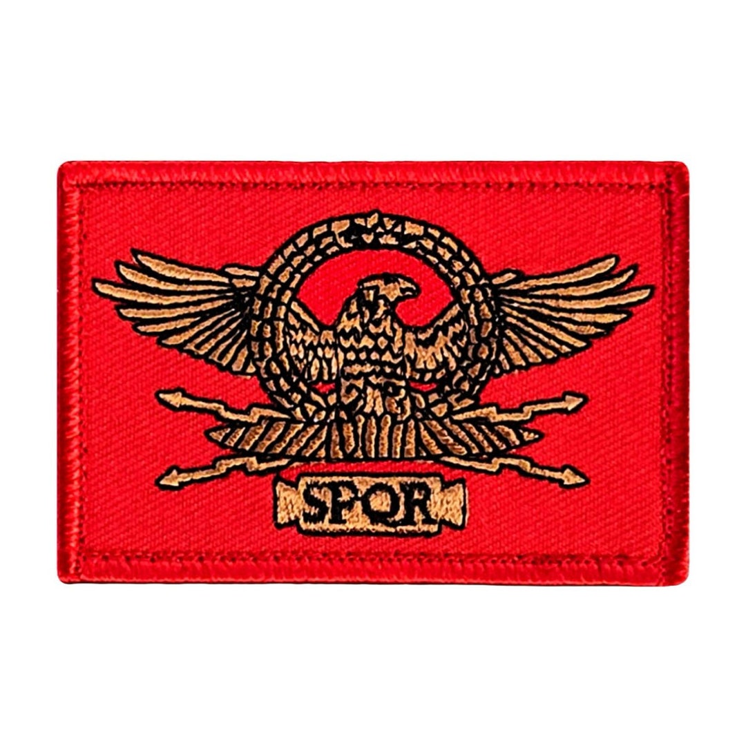 Spqr Rome Patch SPQR Roman Empire Legion Flag Morale Patch - 2pc 3 X 2 Inch Hook ...