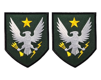 HALO Reach Noble Team Embroidered Patch - 4 x 3.25 Inch Hook Fastener Backing