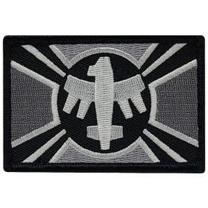 Starship Troopers Federal Flag Embroidered Patch - 3 x 2 Inch Hook Fastener Backing