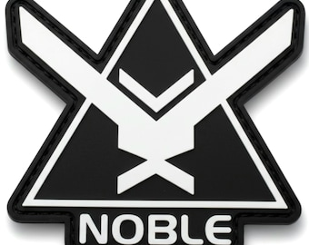 Noble Team Halo Reach PVC Rubber Patch - 3 x 3.5 Inch Hook Fastener Backing