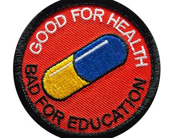 Akira Good For Health Bad Education Patch - 2.5 x 2.5 Inch