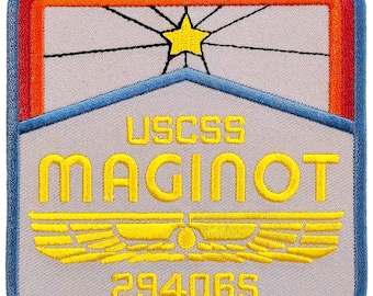 USCSS Maginot Cosplay Alien Earth Patch - 4 x 4 Inch Iron On or Sew On