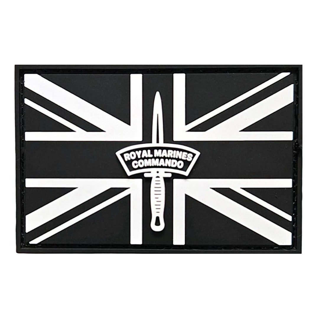 Union Jack UK British Flag Commando PVC Rubber Patch - 3 X 2 Inch Hook ...