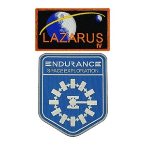 Lazarus 4 Space Mission Endurance Patch - 2pc Iron On or Sew On