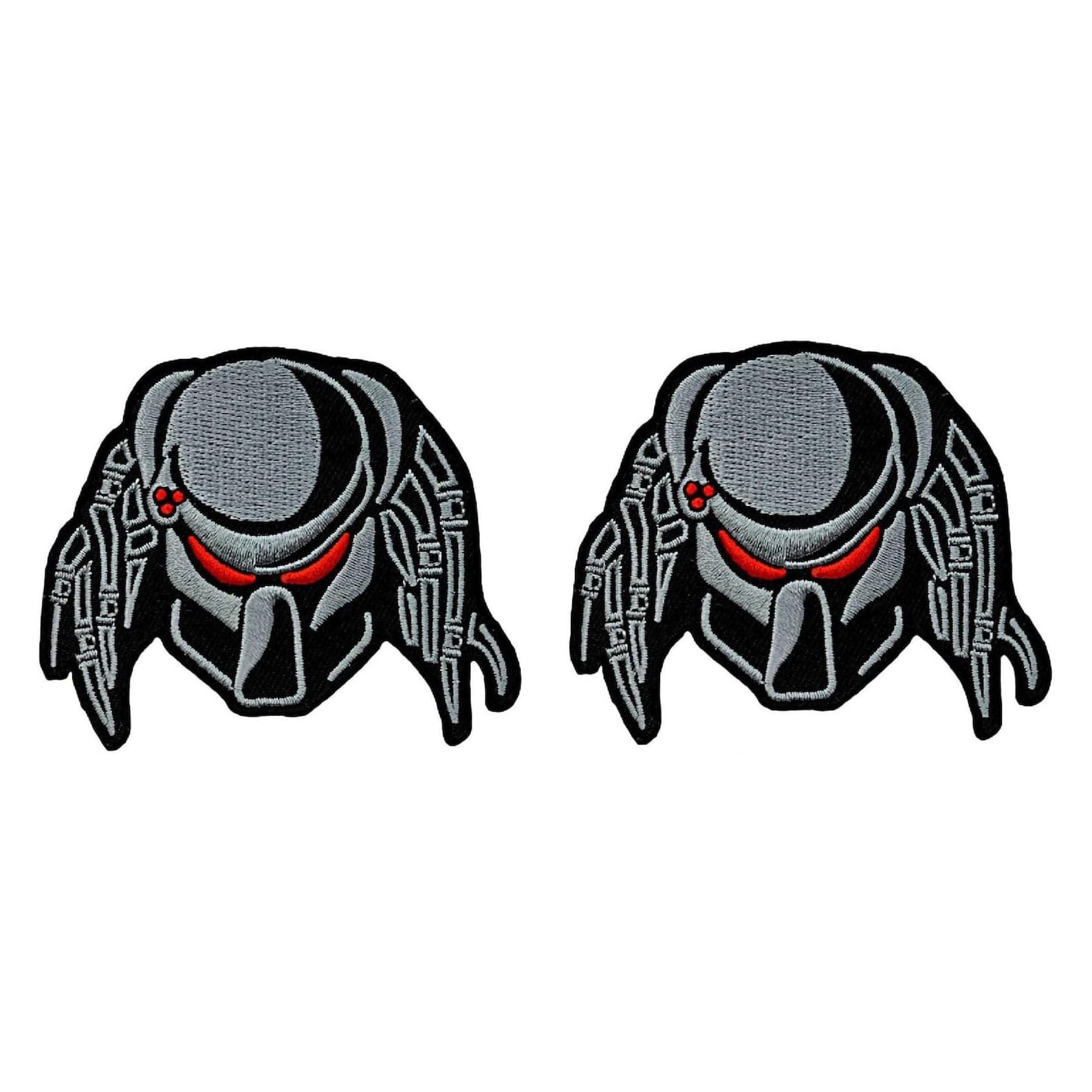 Predator Alien Hunter Embroidered Patch - 2pc 3 X 2.5 Inch Hook ...