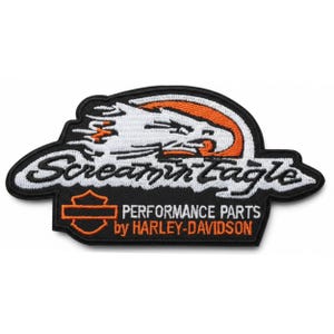 Screamin Eagle MC Embroidered Biker Patch - 5 X 2.5 Inch Iron on or sew on