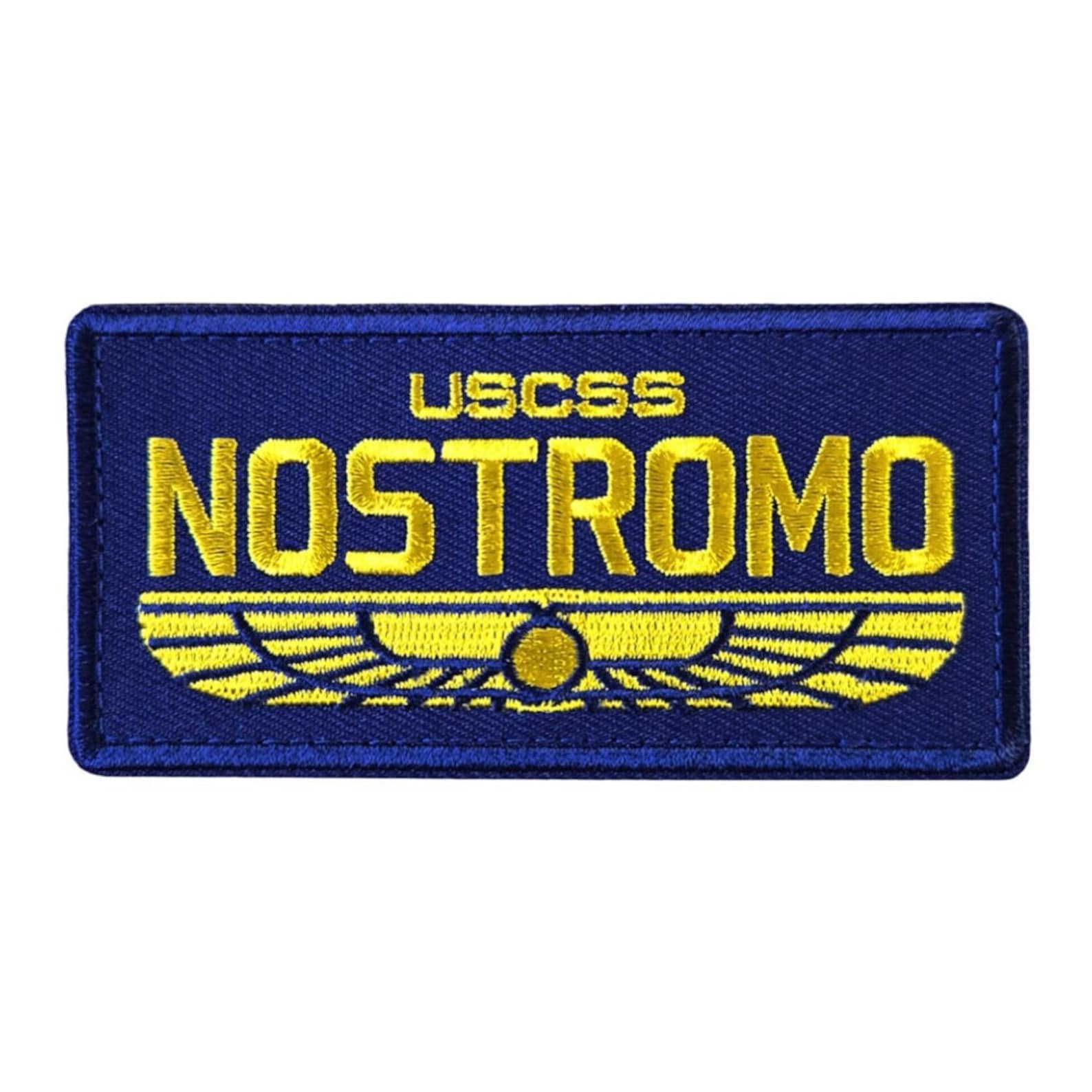 USCSS Nostromo Crew Wings Embroidered Patch 4 X 2 Inch