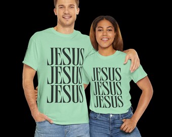 Camiseta con temática espiritual, camiseta religiosa inspiradora, regalo cristiano de fe para la iglesia dominical, camiseta de fe, Jesús, divertido para papá, mamá y familia.