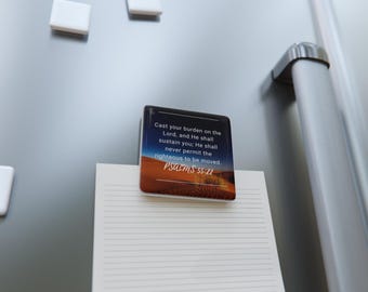 Imán de cocina cuadrado inspirador, regalo motivacional para mamá, inauguración de la casa, oficina