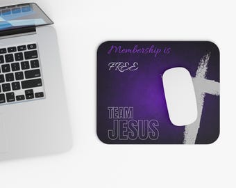 Alfombrilla de ratón Team Jesus: Decoración cristiana para la oficina