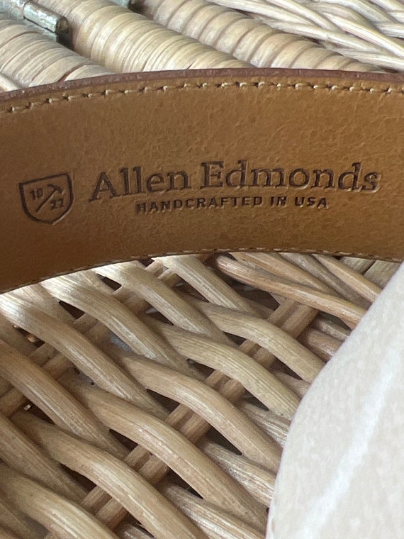 Allen Edmonds Light Tan Belt