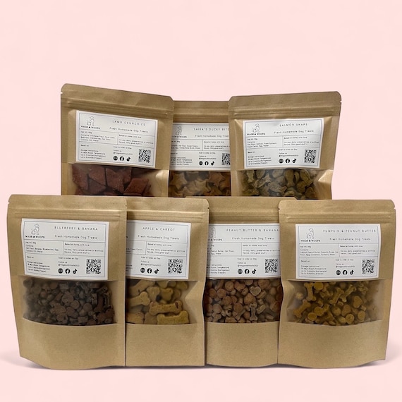 Fresh Homemade Dog Treats & Meal Toppers: Natural, No Soy/Dairy