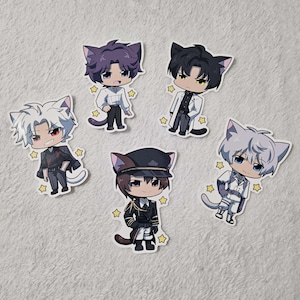 Love and Deepspace Chibi Neko Stickers