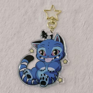 Derpy Tiger and Sussie Bird Keychain