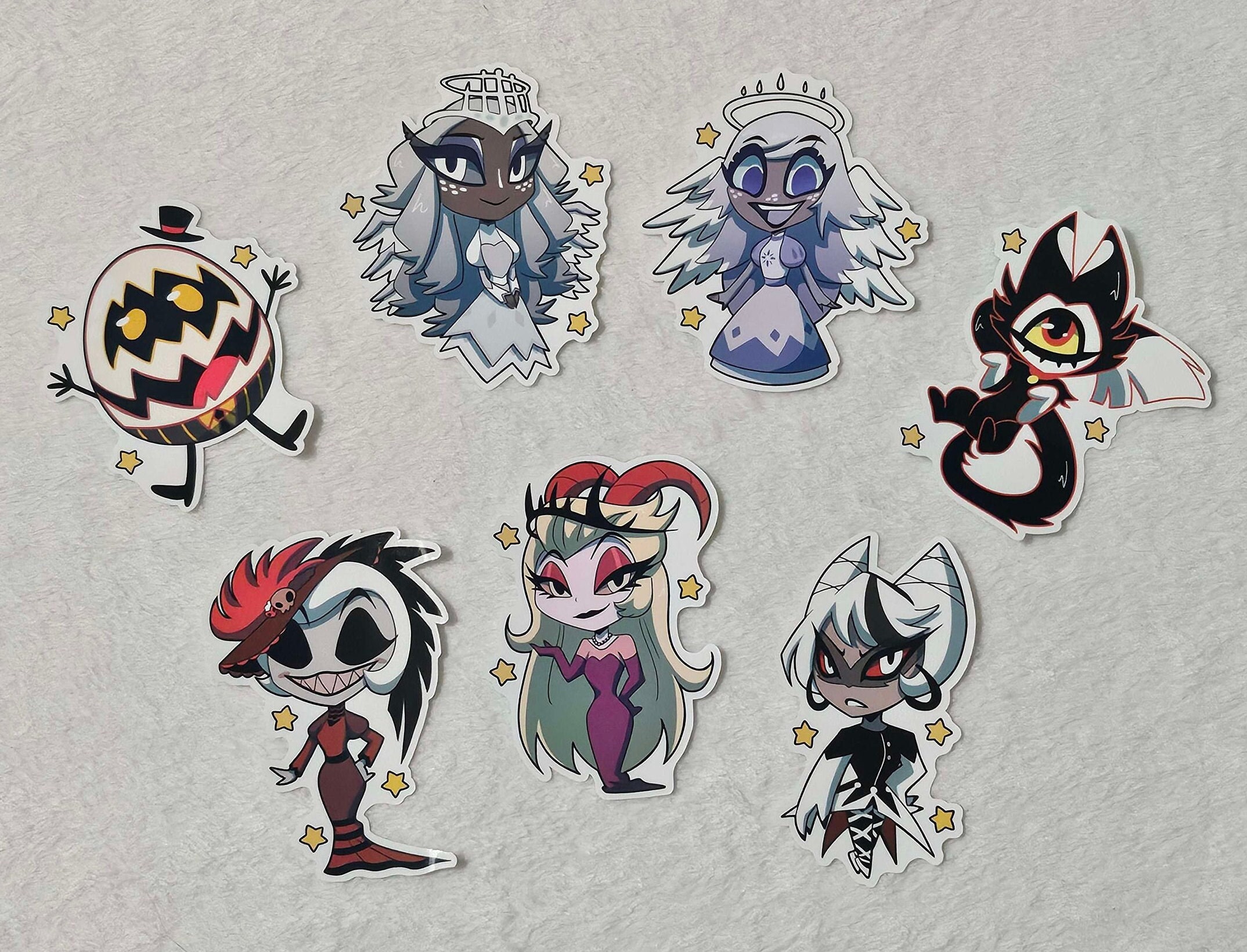 Hazbin Chibi Stickers Set 3