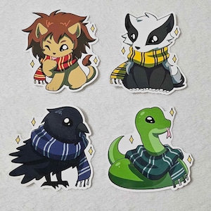 Wizard House Mascot Stickers