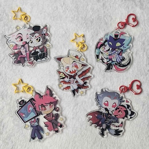 Hazbin/Helluva Chibi Keychains