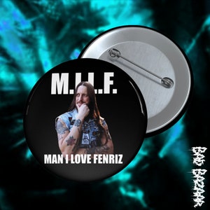 Man I Love Fenriz Darkthrone Death Black Metal Band Button Pin for Battle Jacket