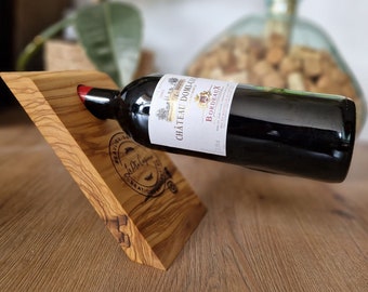 Porte Bouteille de vin traditionnel 75 cl personnalisable