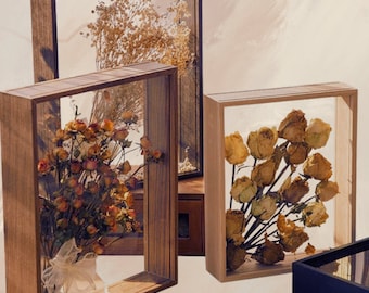 20x20cm Transparent Box Frame For Bouquet Display