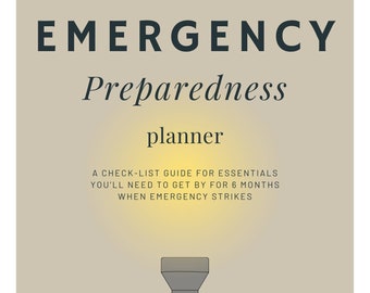 Emergency Preparedness check list planner