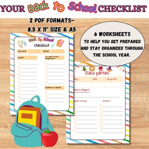Back To School CHECKLIST
