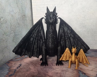 Realistic Fourth Wing Inspired 3D printed Dragons