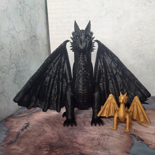 Realistic Fourth Wing Inspired 3D printed Dragons