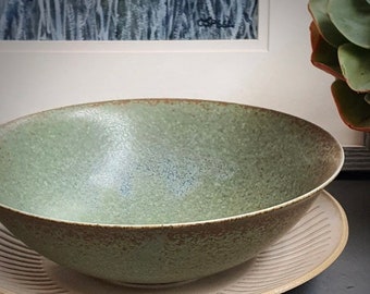 Shinzo Green Porcelain Ramen Bowl