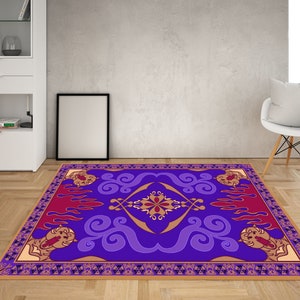 Aladdin Rug, Magic Rug, Flying Rug, Kids Room Rug, Area Rug, Movie Room Rug, Fan Rug, Tale Magic Rug,Fantastic Rug, Floor Carpet Classic rug