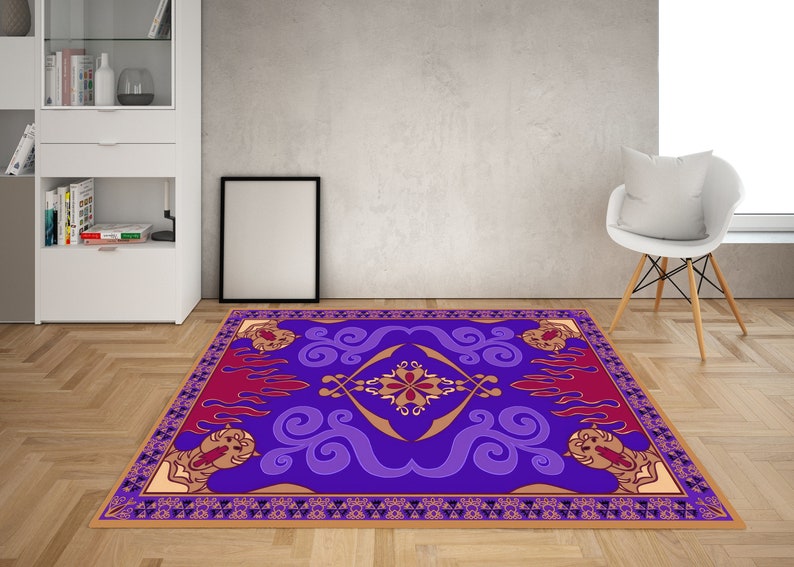 Aladdin Rug, Magic Rug, Flying Rug, Kids Room Rug, Area Rug, Movie Room Rug, Fan Rug, Tale Magic Rug,Fantastic Rug, Floor Carpet Classic rug