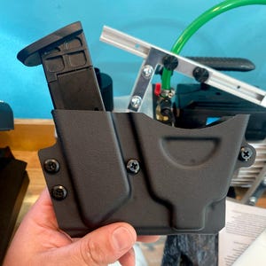 Handcuff and Double Stack Pistol single mag pouch Combo