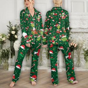 The Grinch Pajamas Etsy