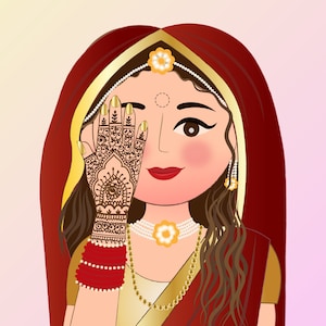 DIGITAL Pin the Bindi on the Bride| DESI Bridal shower game | INDIAN wedding games | Indian Bride