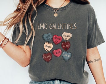 Emo Valentines Shirt, emo valentines, emo shirt, emo, elder emo, emo gifts, emo valentine gift, emo t shirt, emo girlfriend