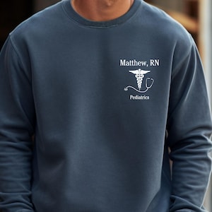 registered nurse sweatshirt for men, custom rn men gift, custom registered nurse men sweatshirt, personalized rn men sweatshirt, murse gift