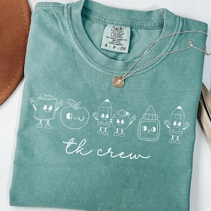 TK Shirt, t k crew shirt, kindergarten shirt, tk teacher shirt, tk group shirt, group shitr for tk, tk teacher aide shirt, tk teacher gift