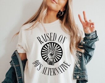 Camisa alternativa de los 90, camisa de rock alternativo, camisa de rock nostalgia, camisa de rock de los 90, camisa de bebé de los 90, camisa para show de rock, camiseta de rock de los 90